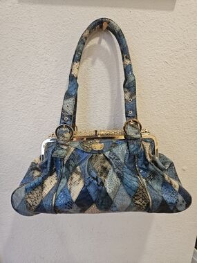 LYDC London handbag a vintage-inspired patchwork satchel 